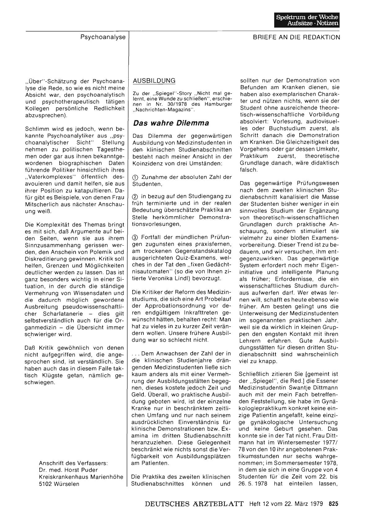 Vorschauseite 1: AUSBILDUNG: Das wahre Dilemma