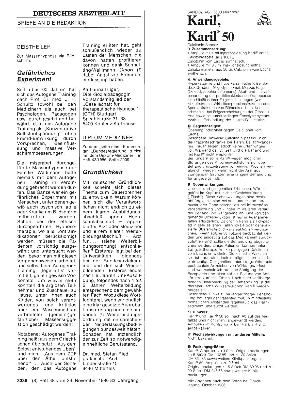 Vorschauseite 1: GEISTHEILER: Gefährliches Experiment