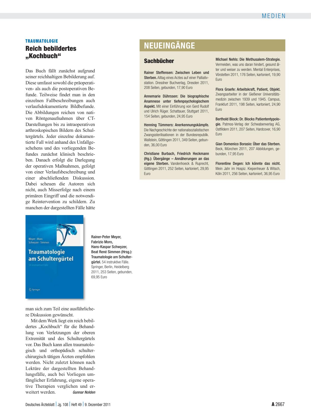 Vorschauseite 1: Traumatologie: Reich bebildertes „Kochbuch“