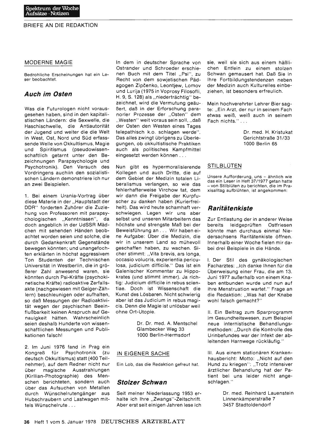 Vorschauseite 1: IN EIGENER SACHE: Stolzer Schwan