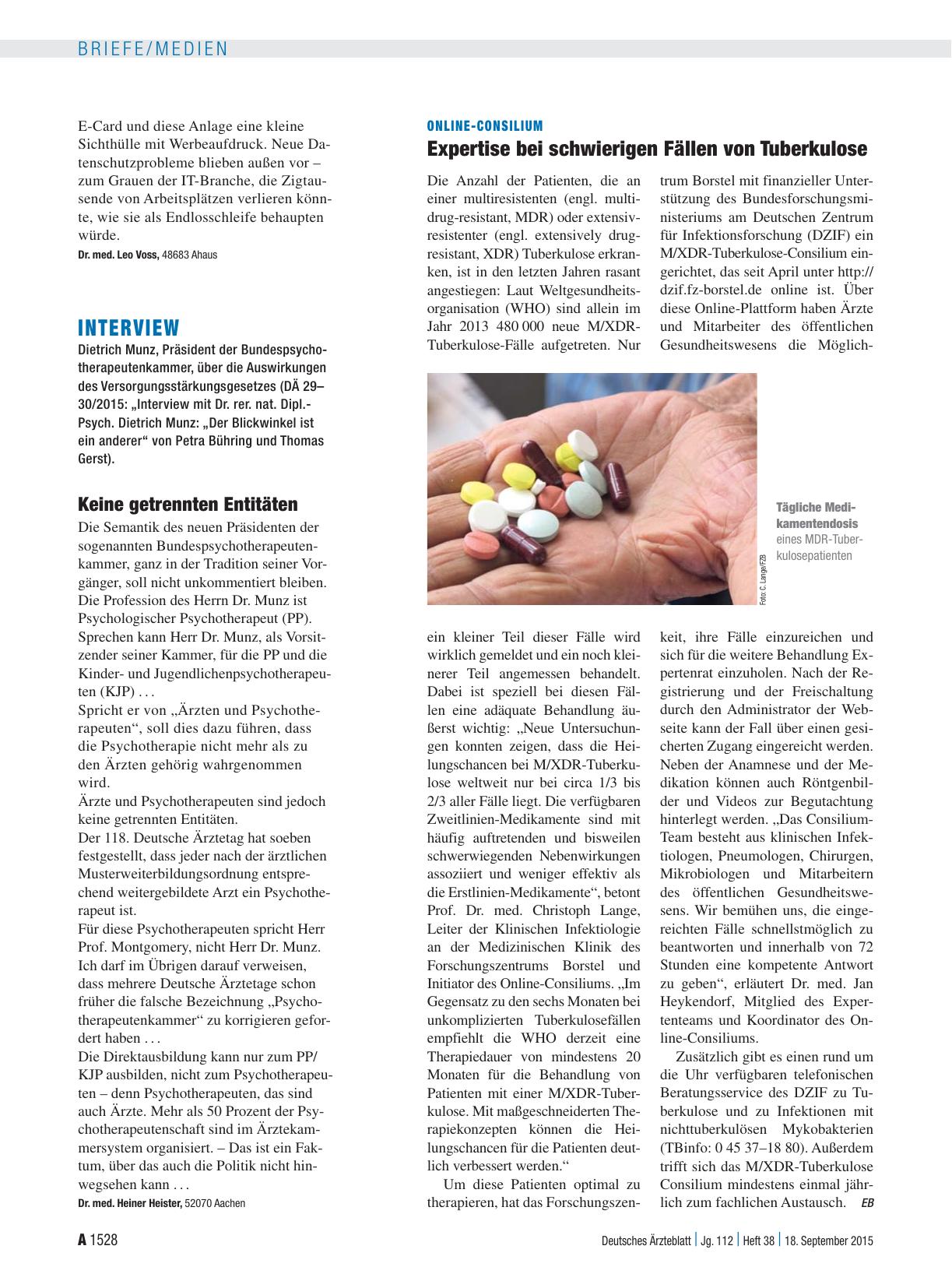 Vorschauseite 1: Interview: Keine getrennten Entitäten