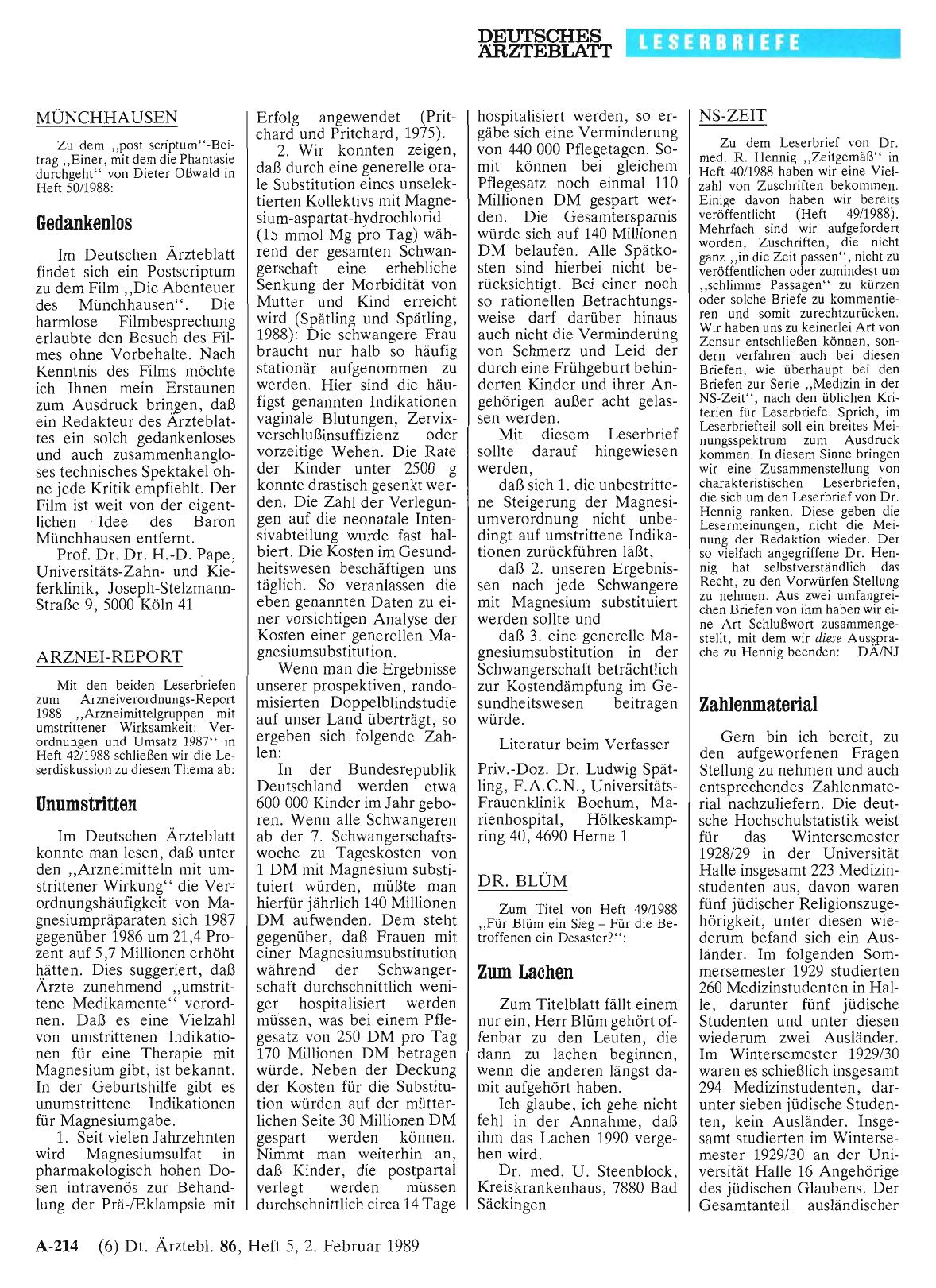 Vorschauseite 1: ARZNEI-REPORT: Unumstritten