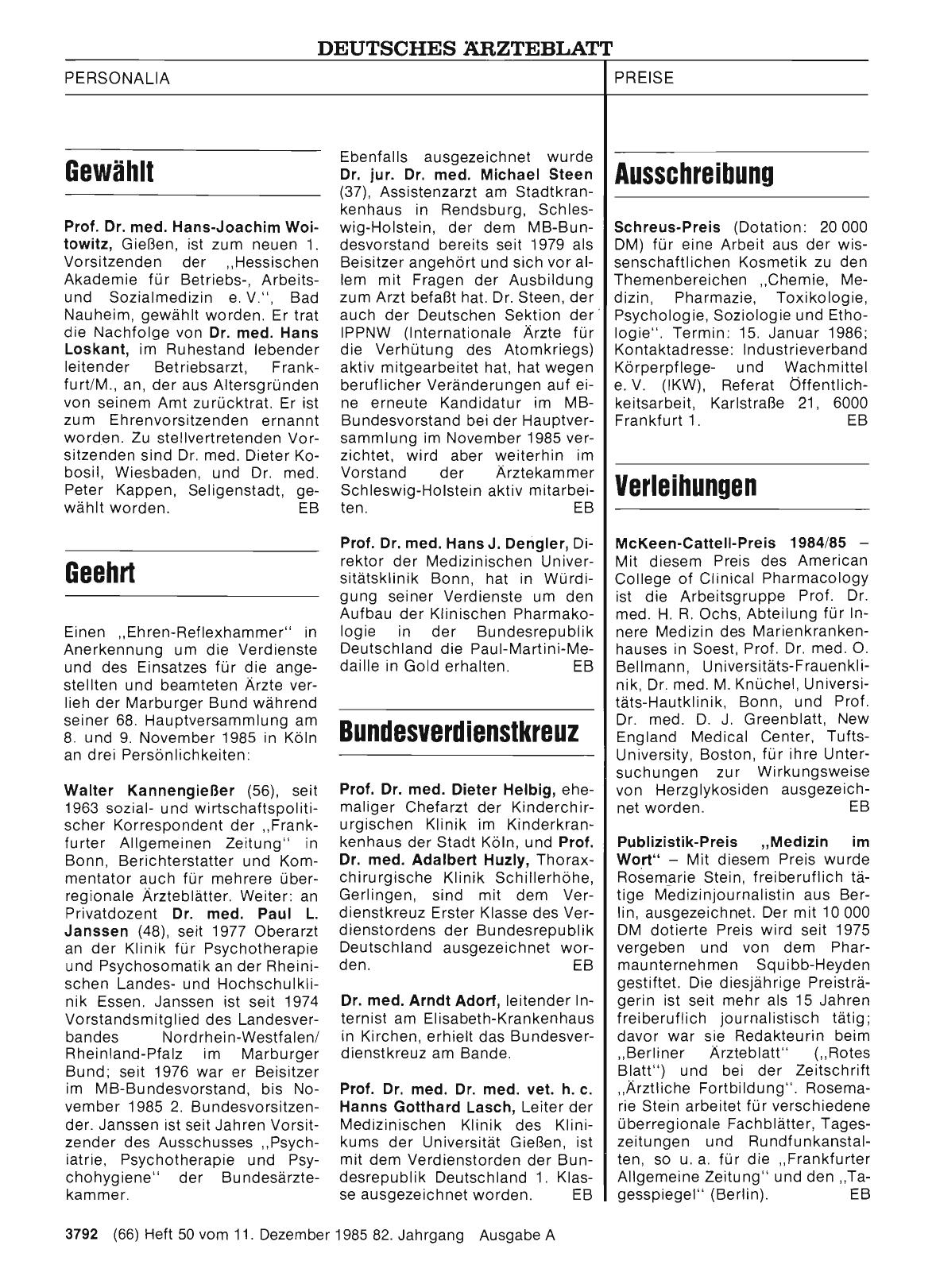 Vorschauseite 1: Bundesverdienstkreuz