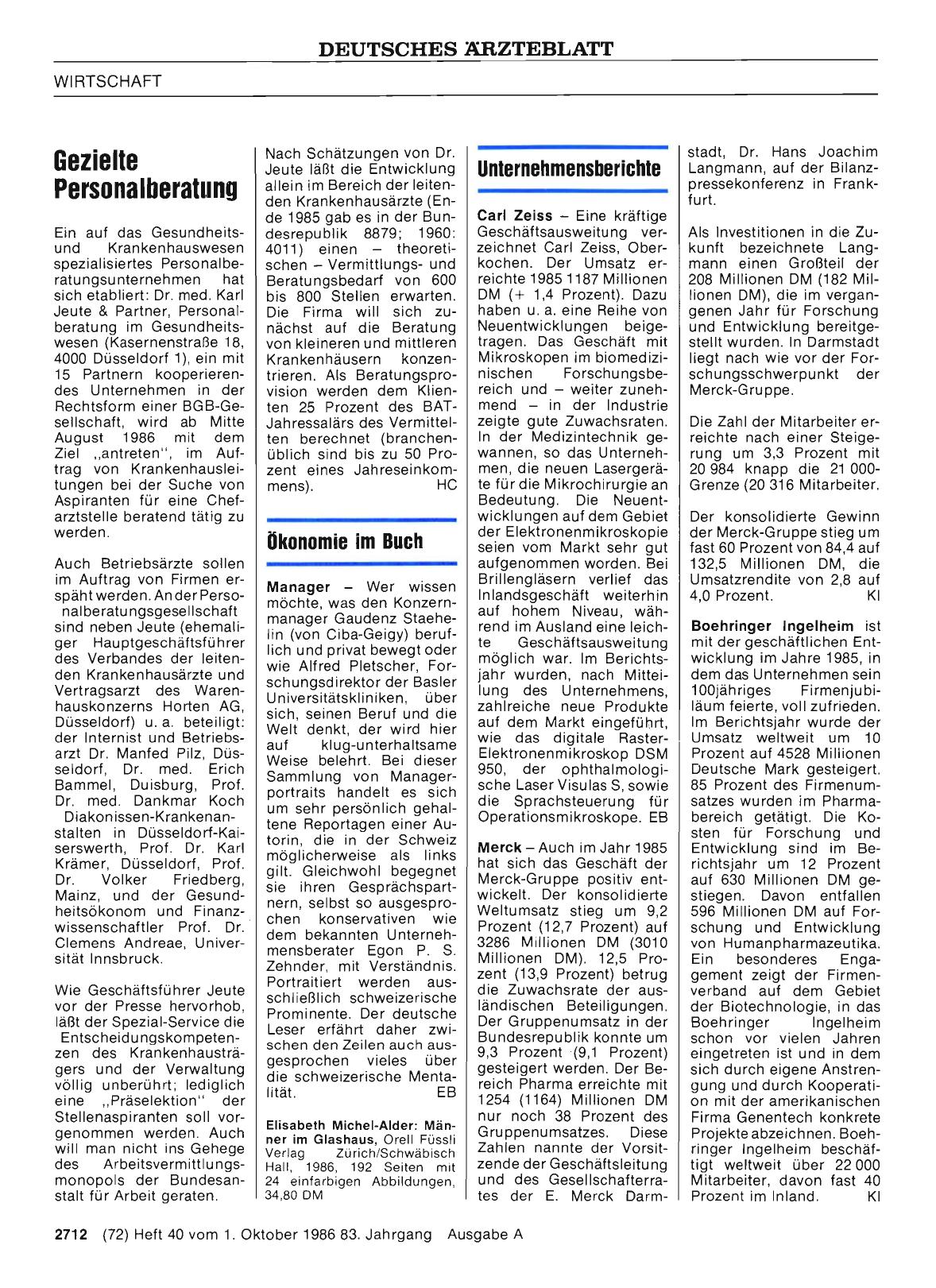 Vorschauseite 1: Gezielte Personalberatung