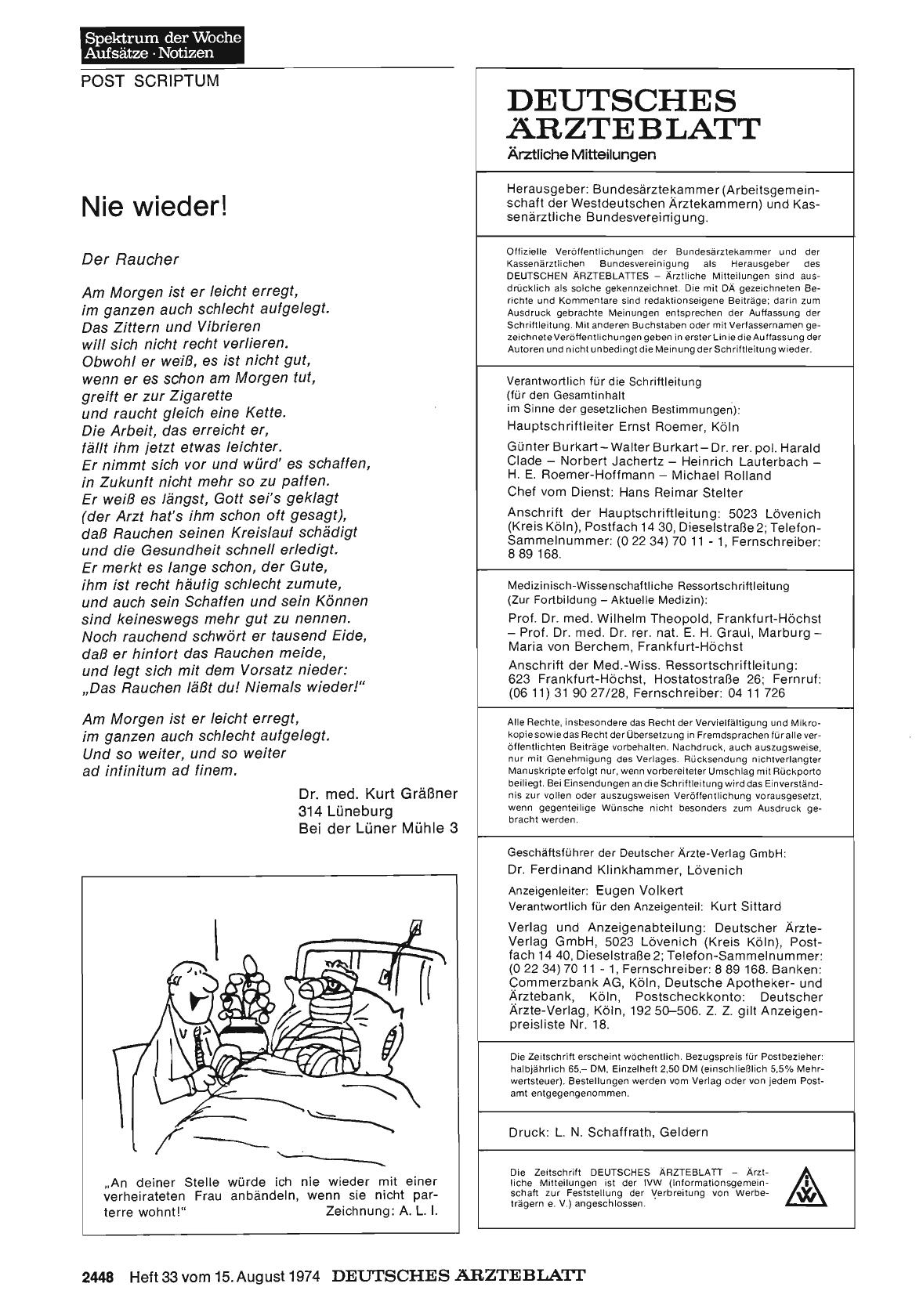 Vorschauseite 1: Nie wieder!