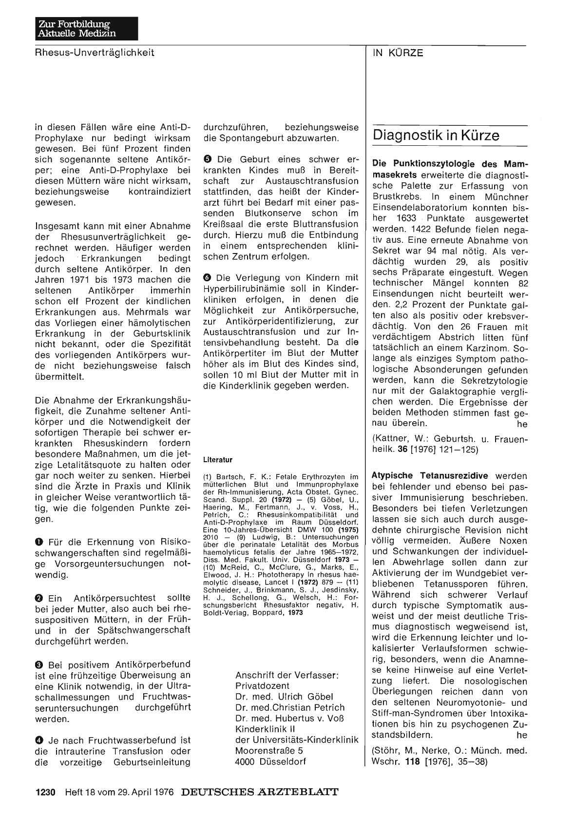 Vorschauseite 1: Diagnostik in Kürze