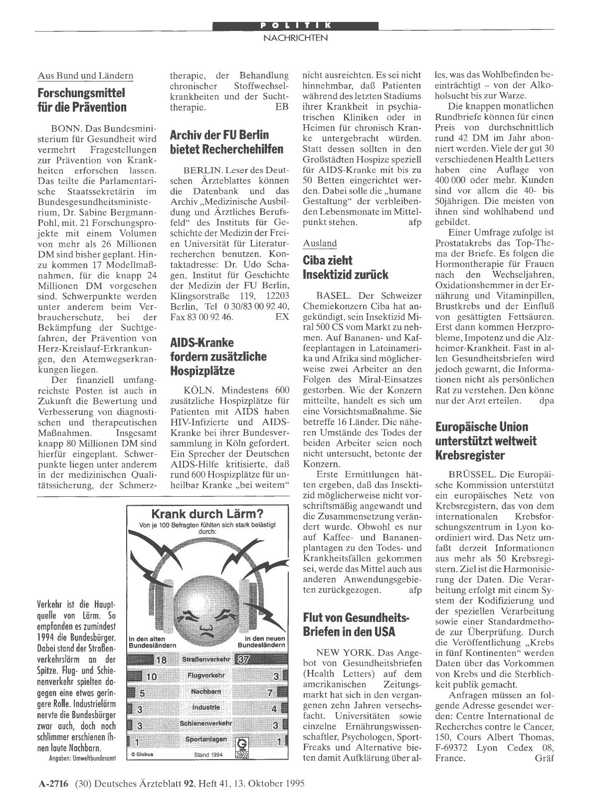 Vorschauseite 1: Archiv der FU Berlin bietet Recherchehilfen