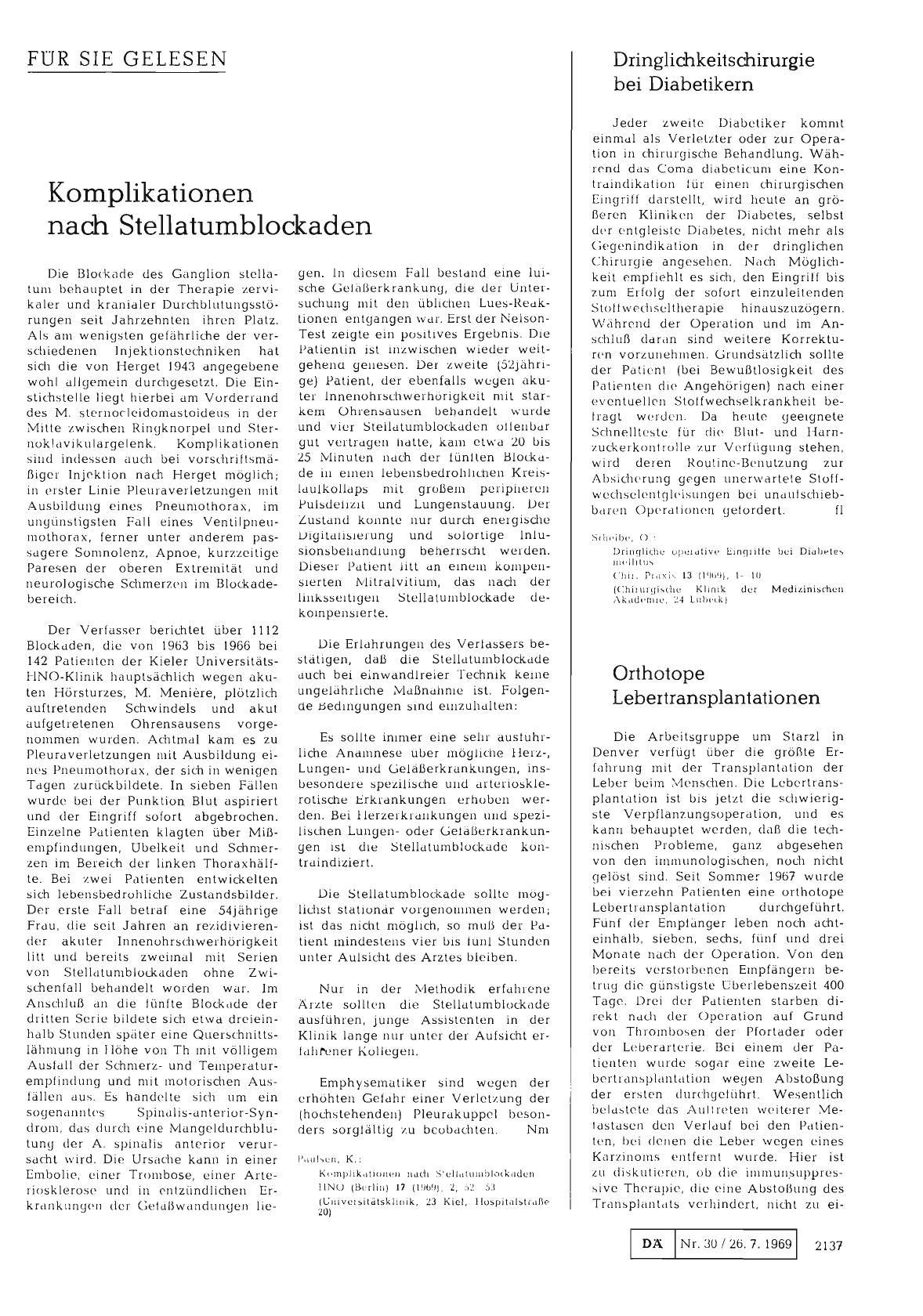 Vorschauseite 1: Dringlichkeitschirurgie bei Diabetikern