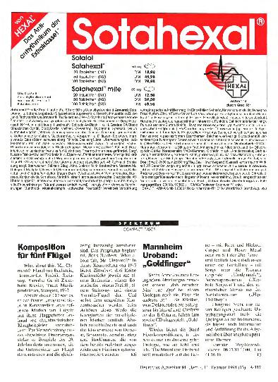 Vorschauseite 1: Mannheim Uroband: „Goldfinger“