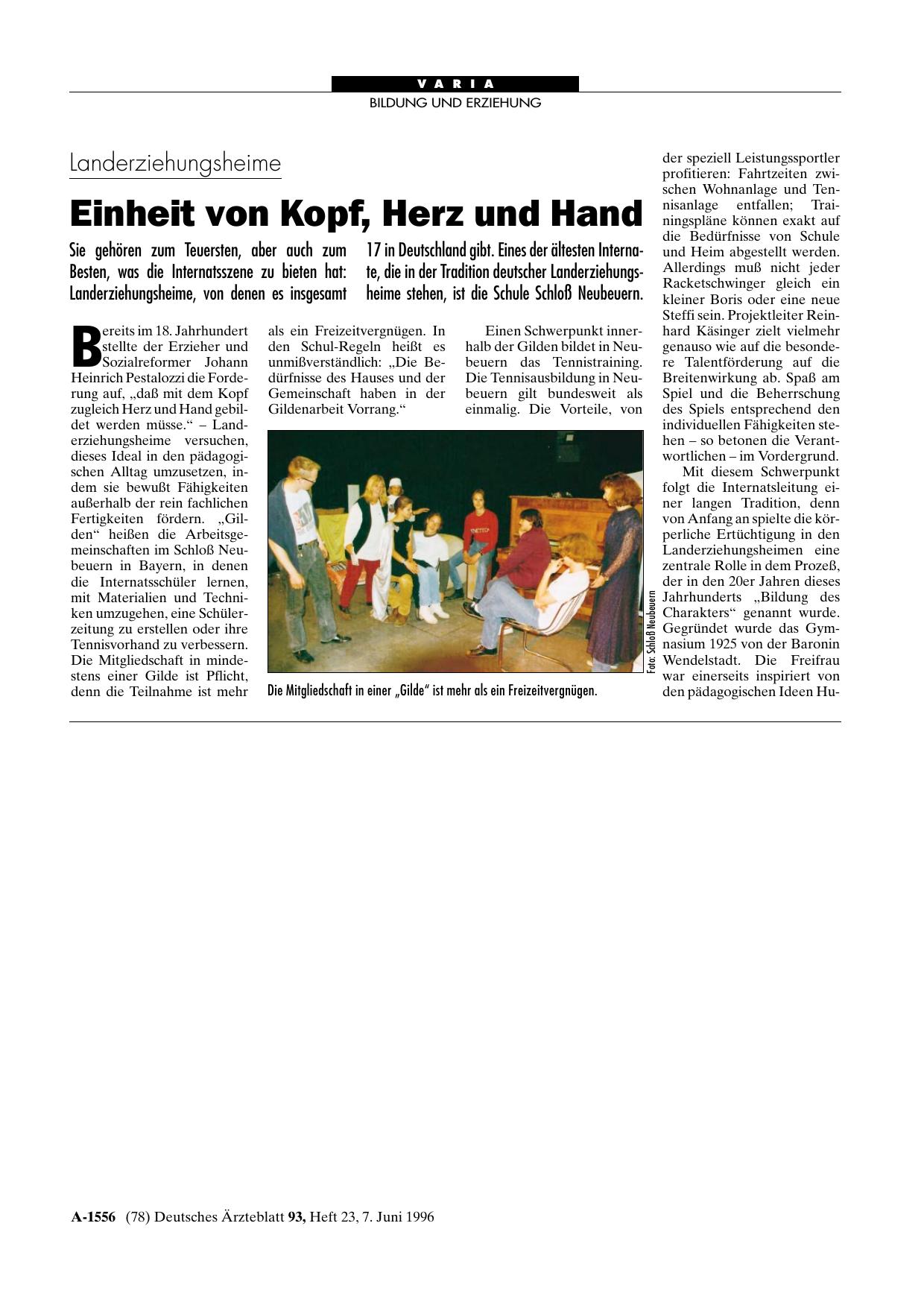 Vorschauseite 1: Landerziehungsheime: Einheit von Kopf, Herz und Hand