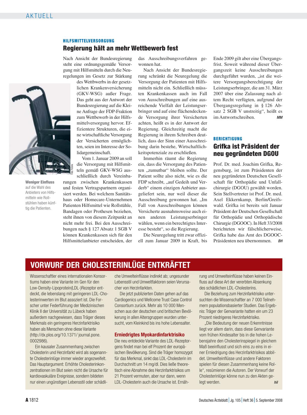 Vorschauseite 1: Vorwurf der Cholesterinlüge entkräftet