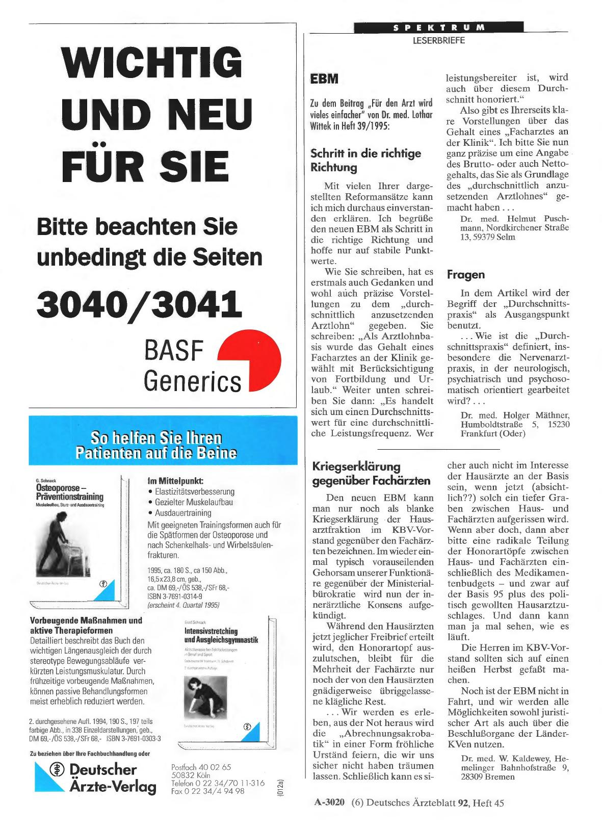 Vorschauseite 1: EBM: Schritt in die richtige Richtung
