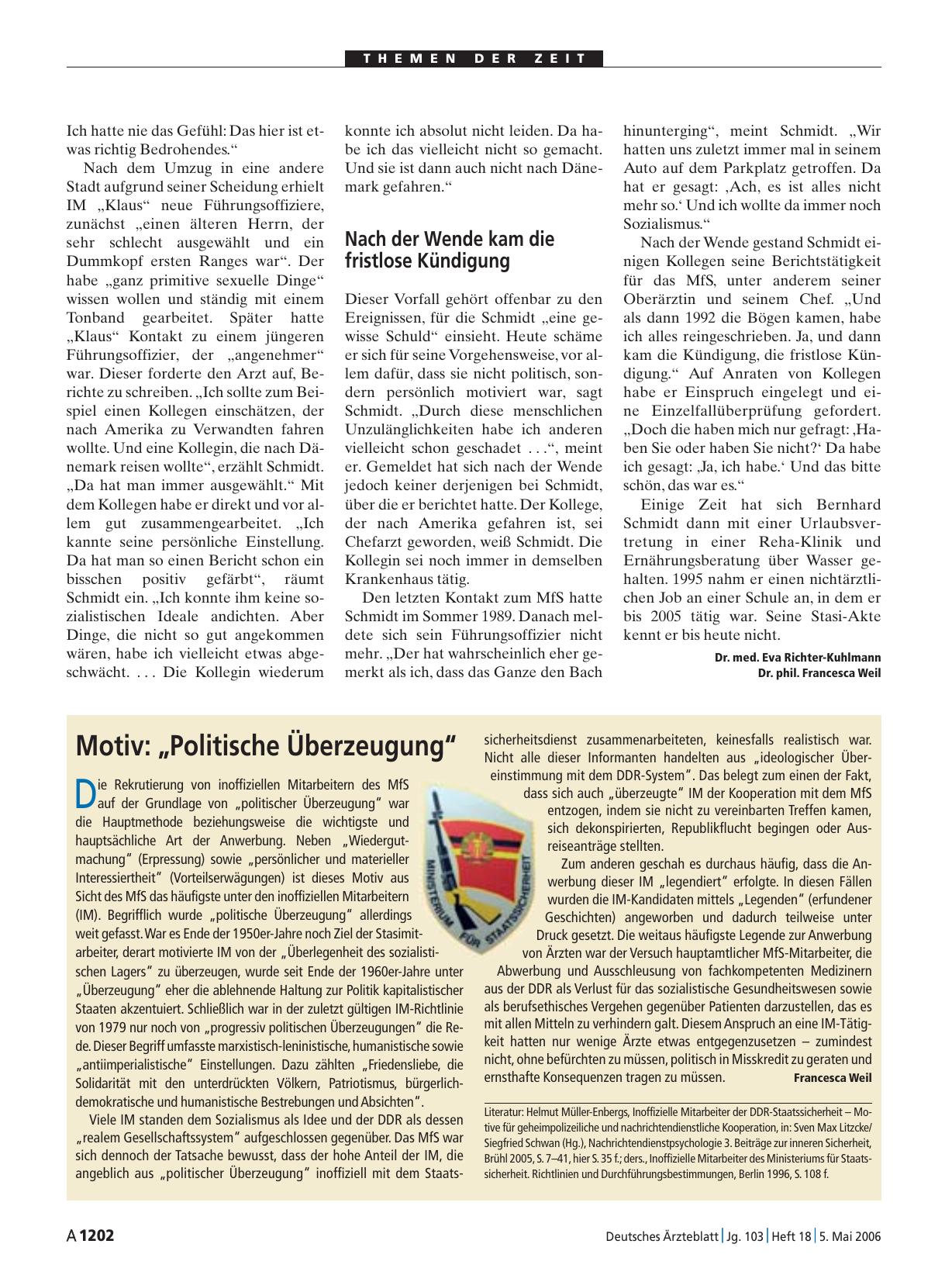 Vorschauseite 1: Motiv: „Politische Überzeugung“