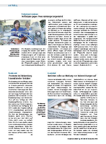 Vorschauseite 1: Arzneimittel: Behörden rufen zur Meldung von Nebenwirkungen auf