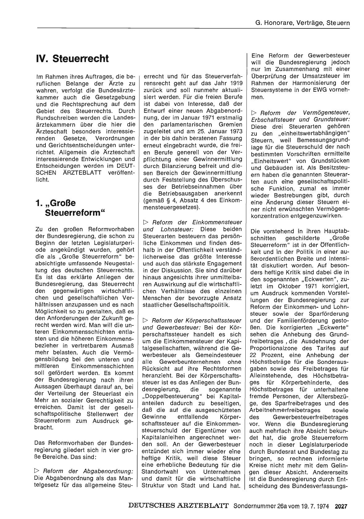 Vorschauseite 1: 1. "Große Steuerreform"