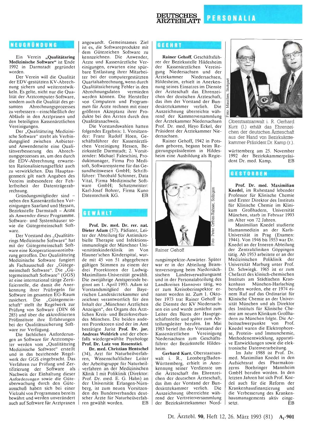 Vorschauseite 1: Geehrt