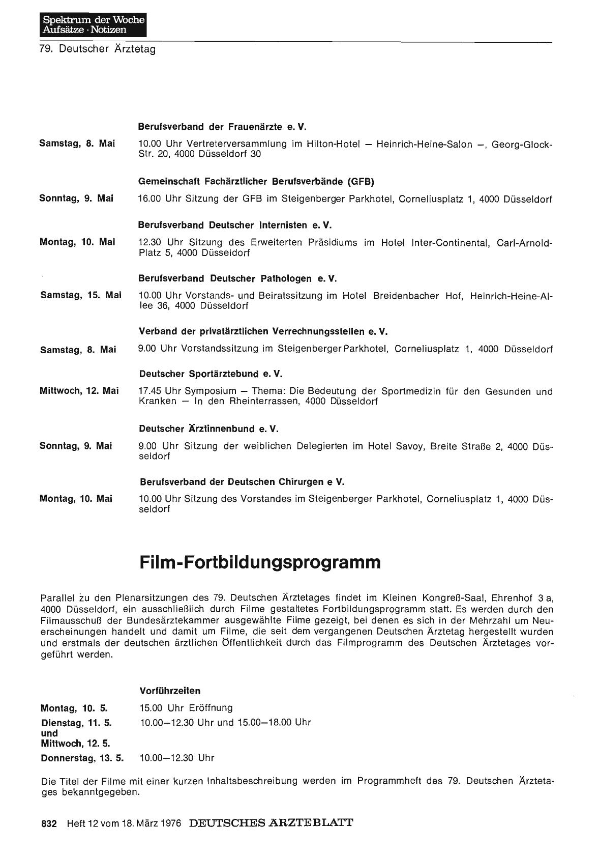 Vorschauseite 1: Film-Fortbildungsprogramm
