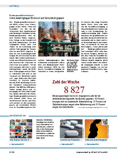 Vorschauseite 1: Ärzteblatt. de