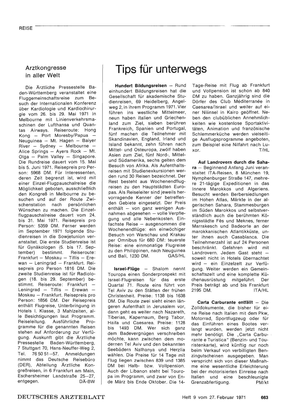 Vorschauseite 1: Arztkongresse in aller Welt
