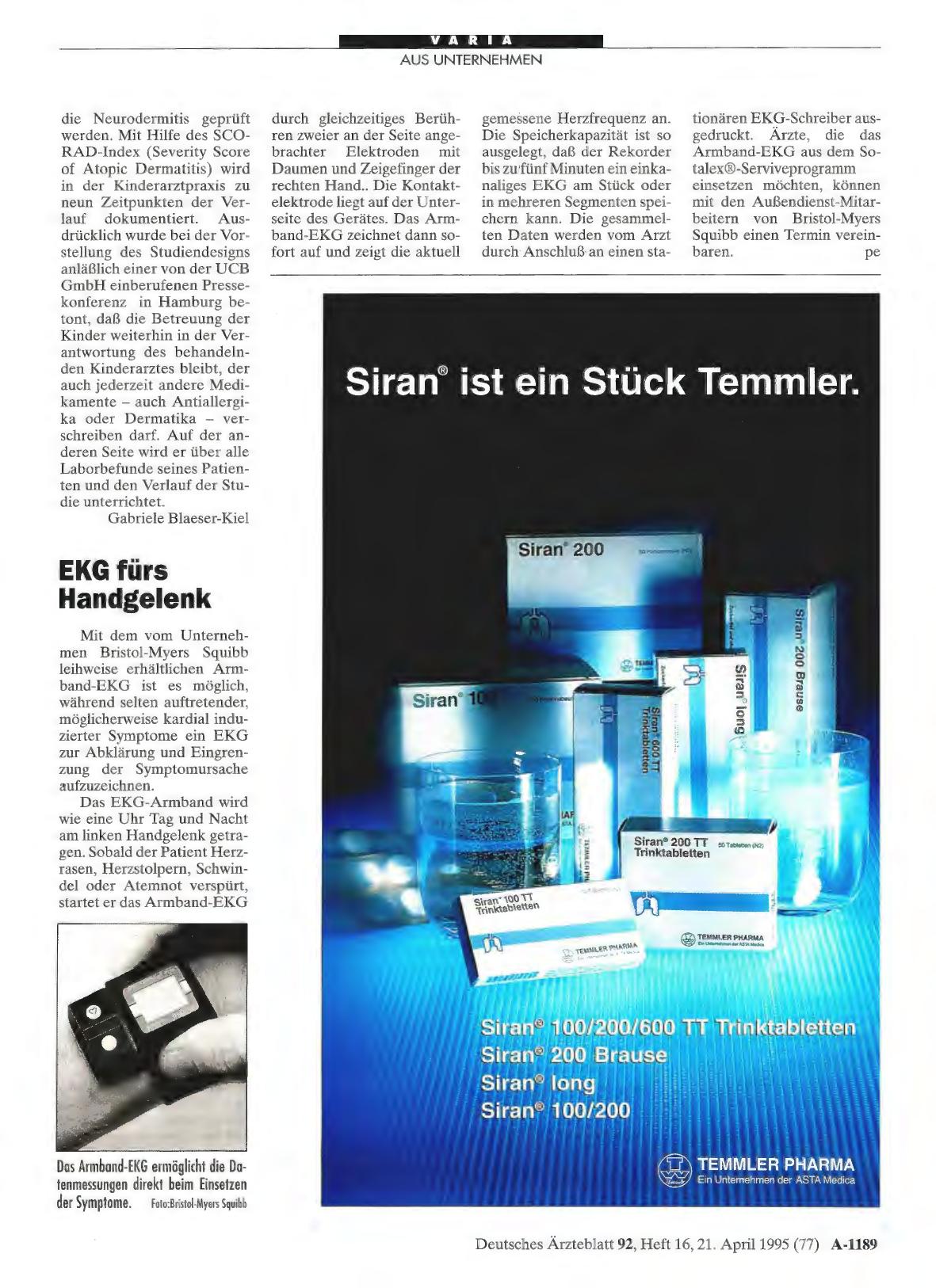 Vorschauseite 1: EKG fürs Handgelenk
