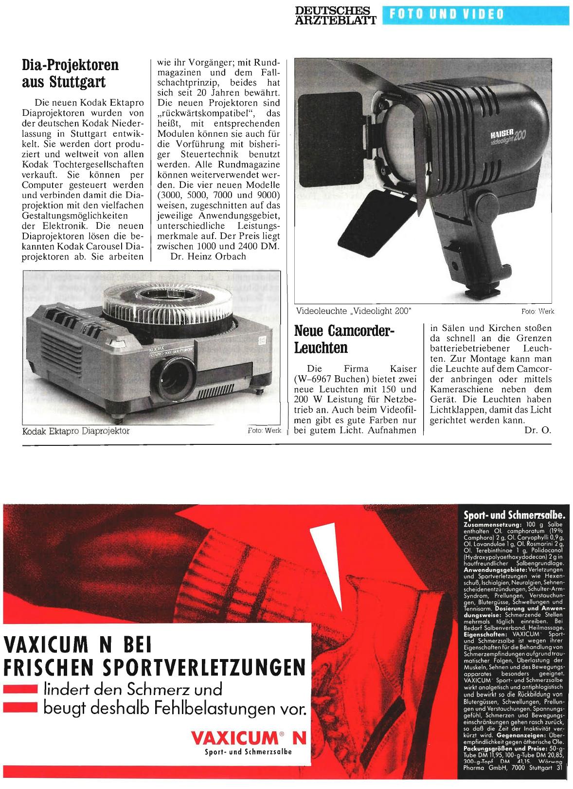 Vorschauseite 1: Neue Cameorder-Leuchten
