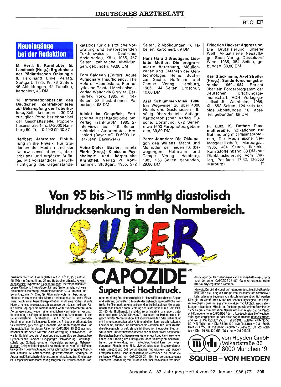 Vorschauseite 1: Neueingänge bei der Redaktion