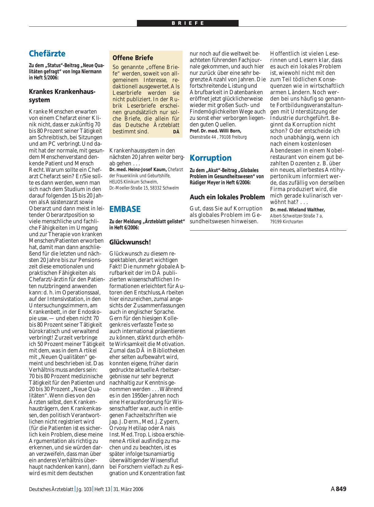 Vorschauseite 1: Korruption: Auch ein lokales Problem