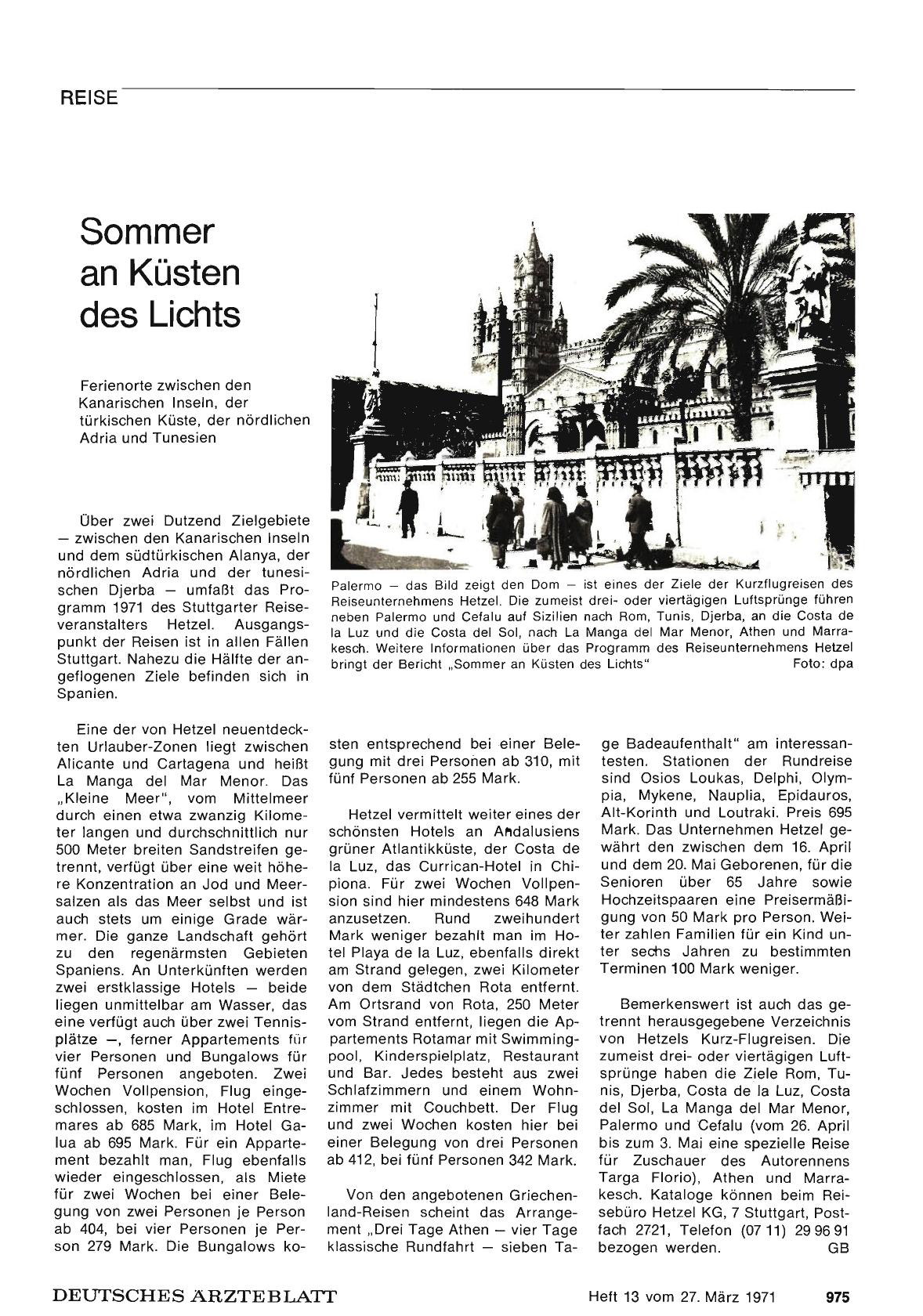 Vorschauseite 1: Sommer an Küsten des Lichts