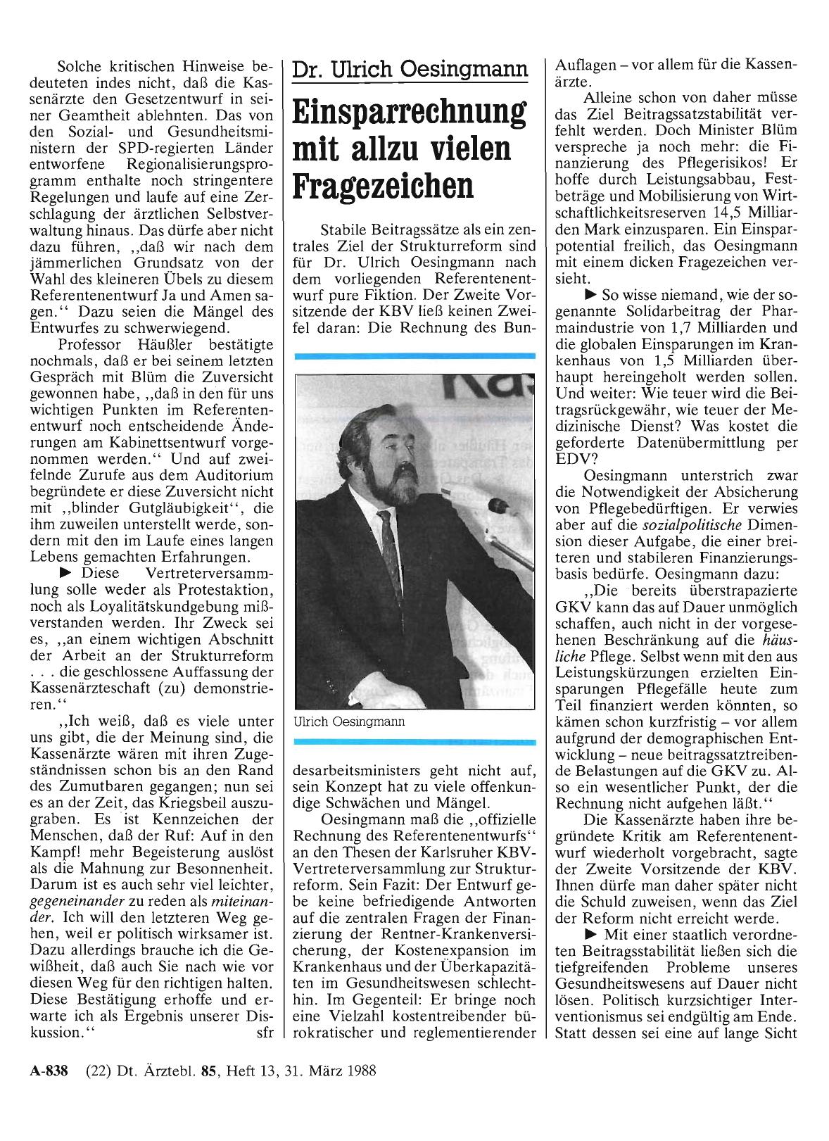 Vorschauseite 1: Einsparrechnung mit allzu vielen Fragezeichen