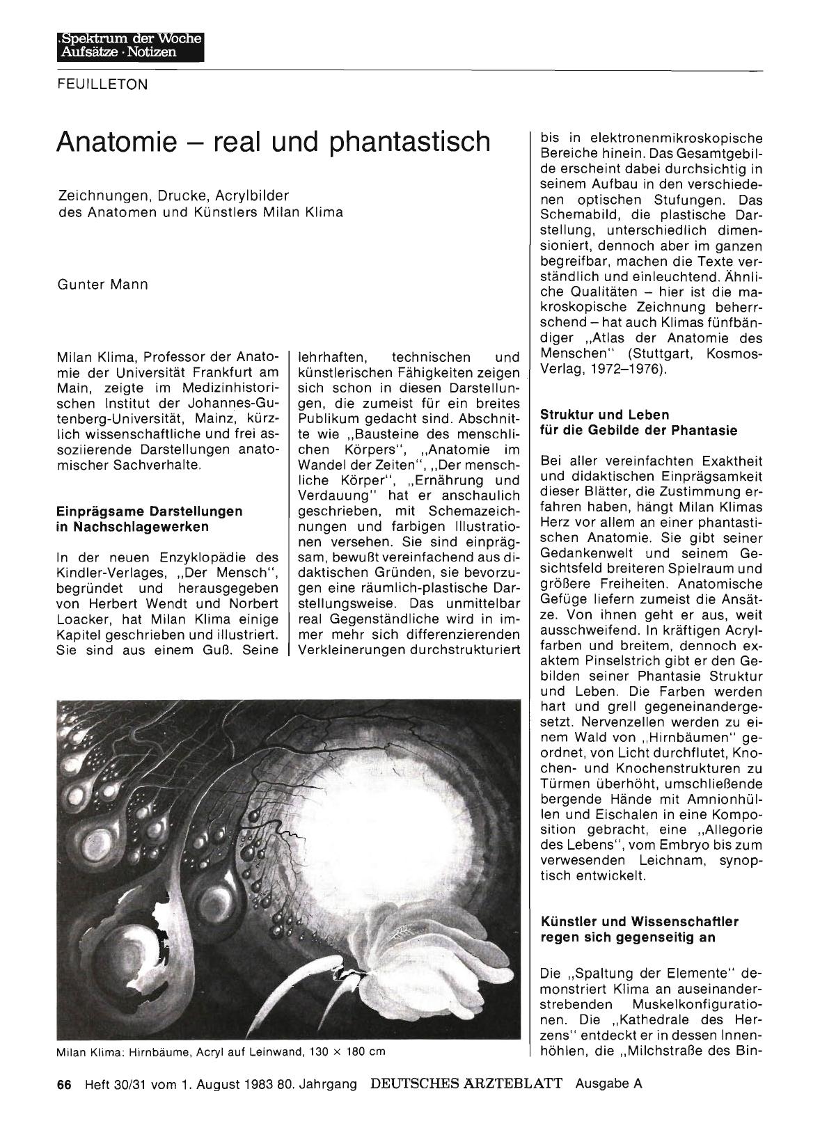 Vorschauseite 1: Anatomie — real und phantastisch