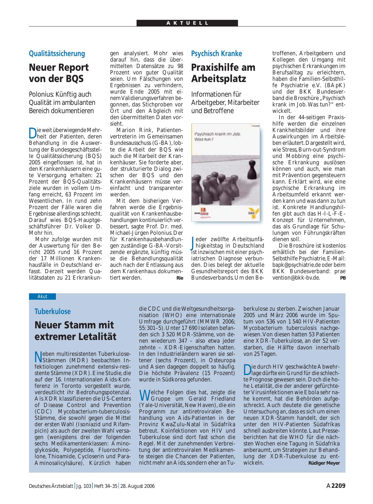 Vorschauseite 1: Psychisch Kranke: Praxishilfe am Arbeitsplatz