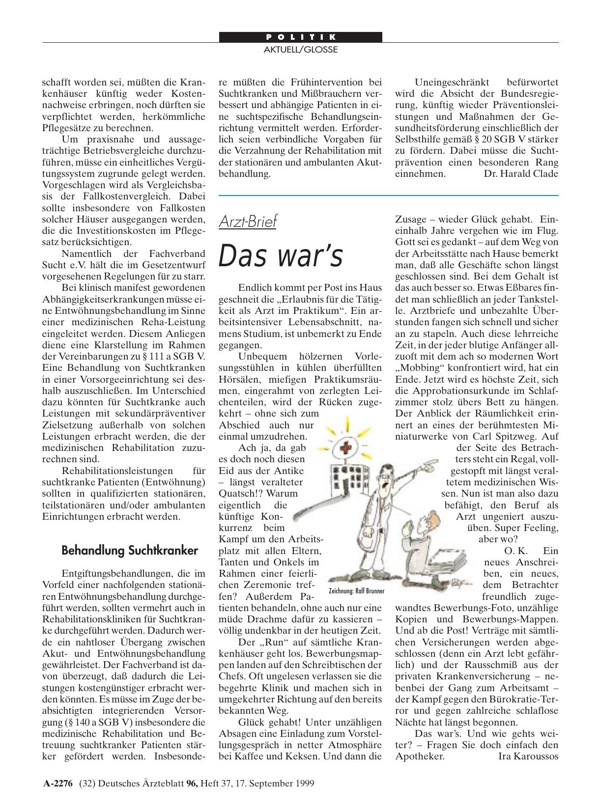 Vorschauseite 1: Arzt-Brief: Das war? s
