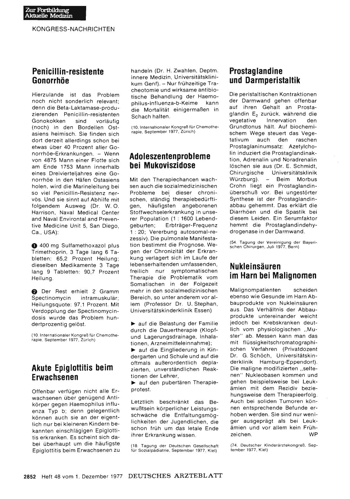 Vorschauseite 1: Adoleszentenprobleme bei Mukoviszidose