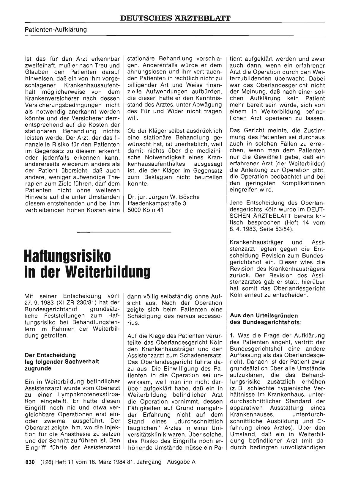 Vorschauseite 1: Haftungsrisiko in der Weiterbildung