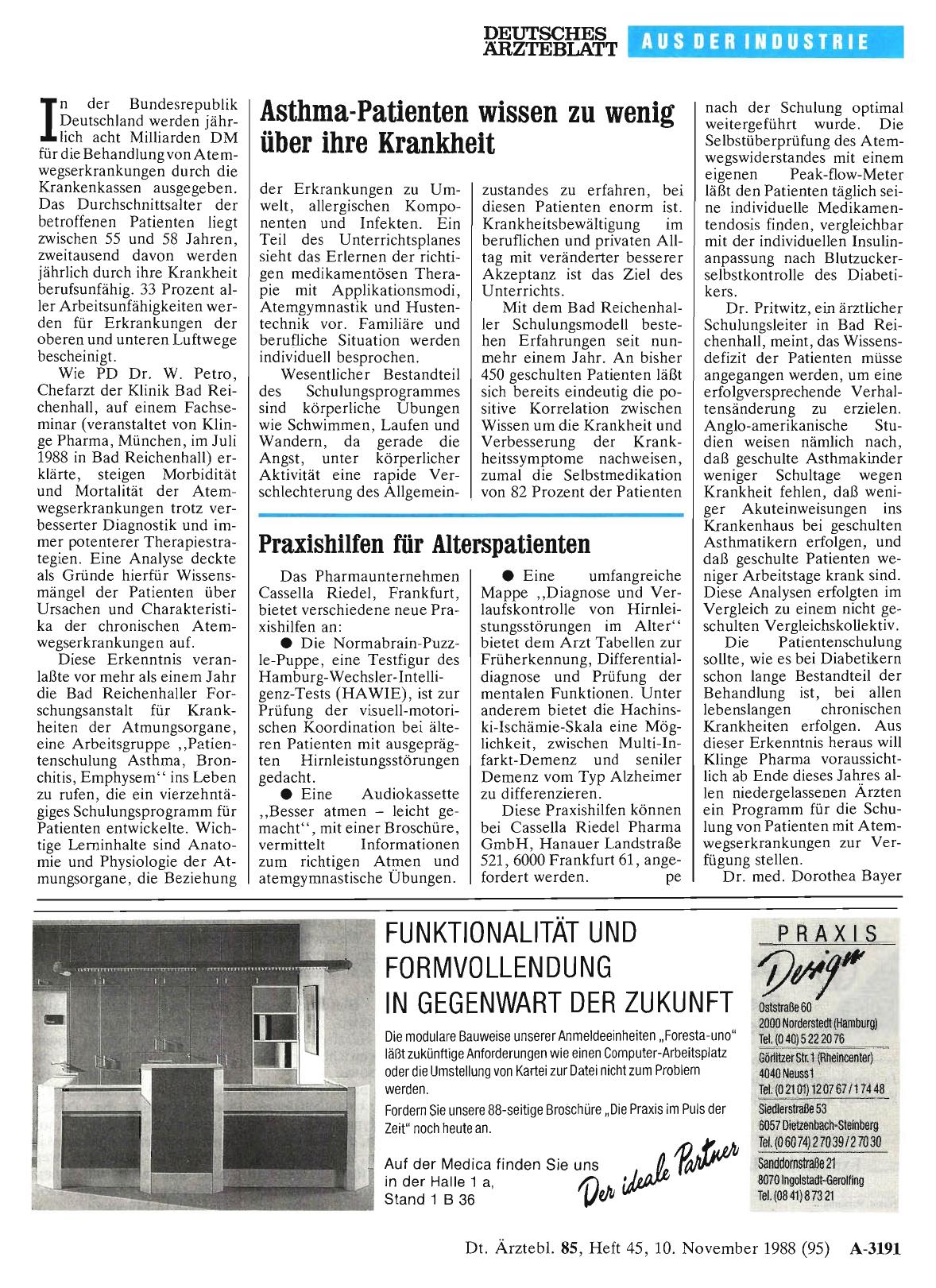 Vorschauseite 1: Praxishilfen für Alterspatienten