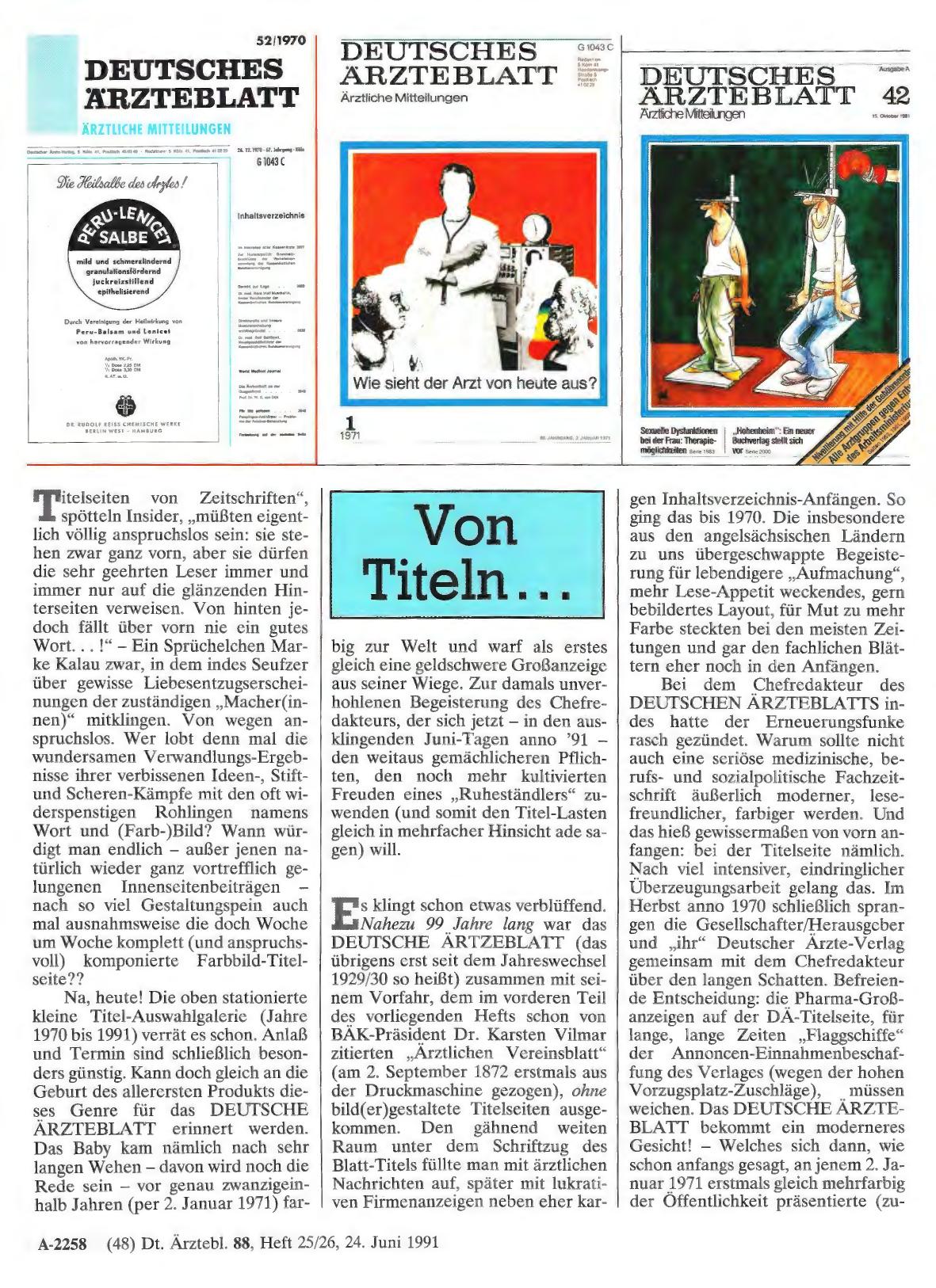 Vorschauseite 1: Von Titeln und Tücken
