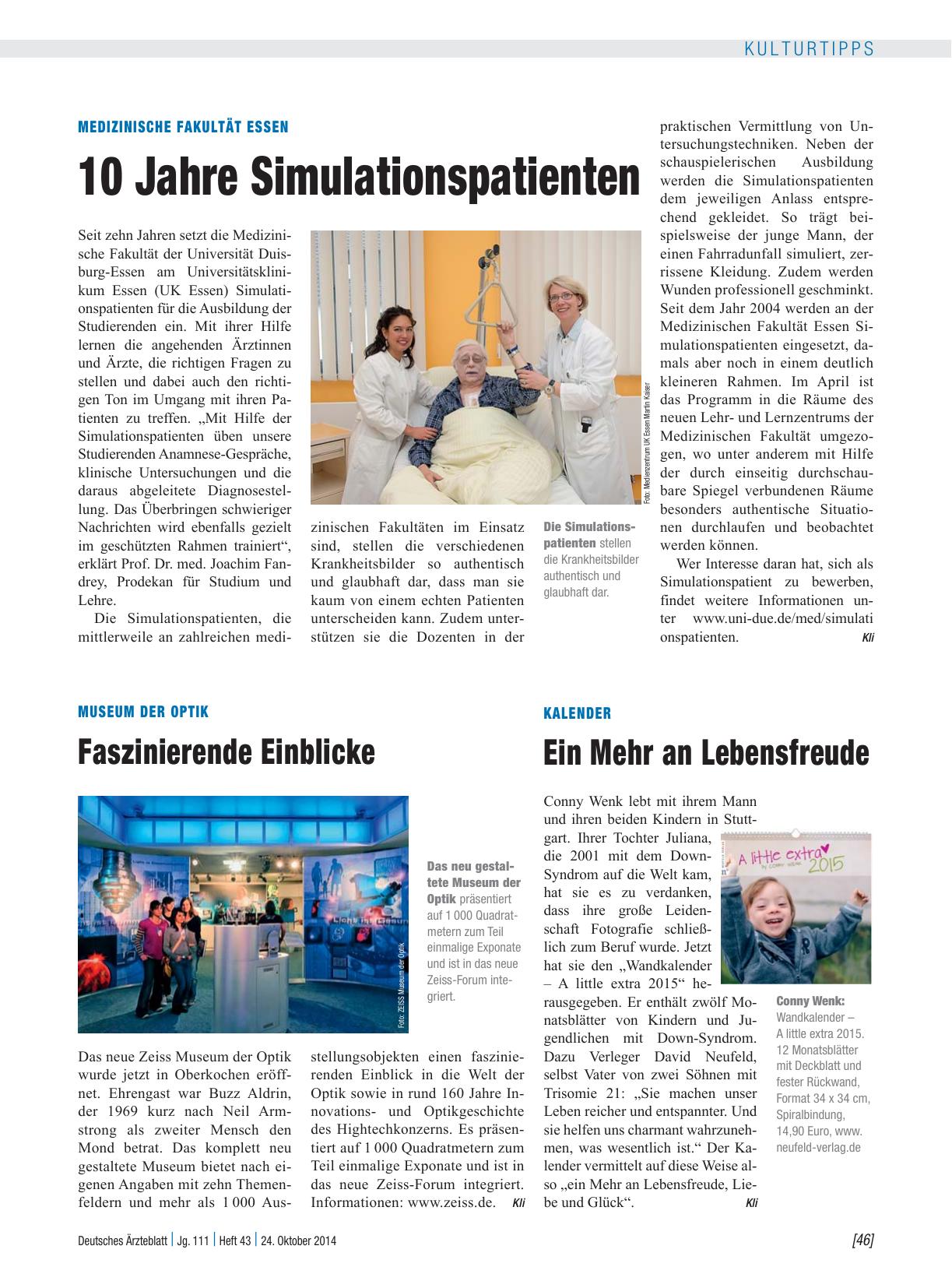 Vorschauseite 1: Museum der Optik: Faszinierende Einblicke