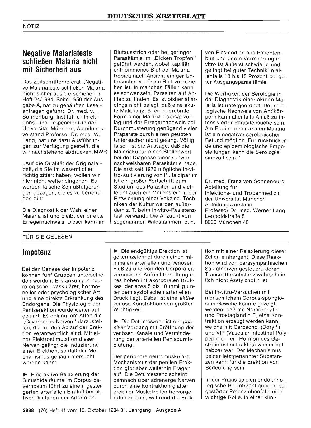 Vorschauseite 1: Impotenz