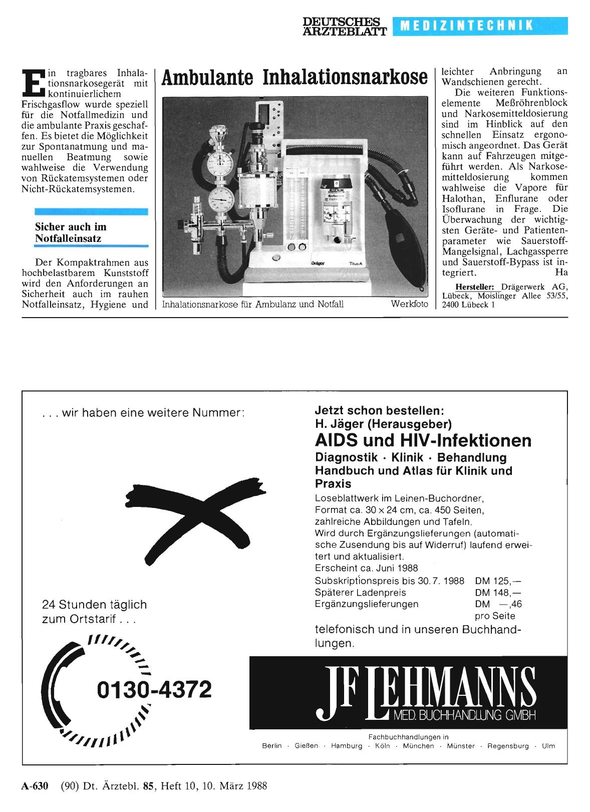 Vorschauseite 1: Ambulante Inhalationsnarkose