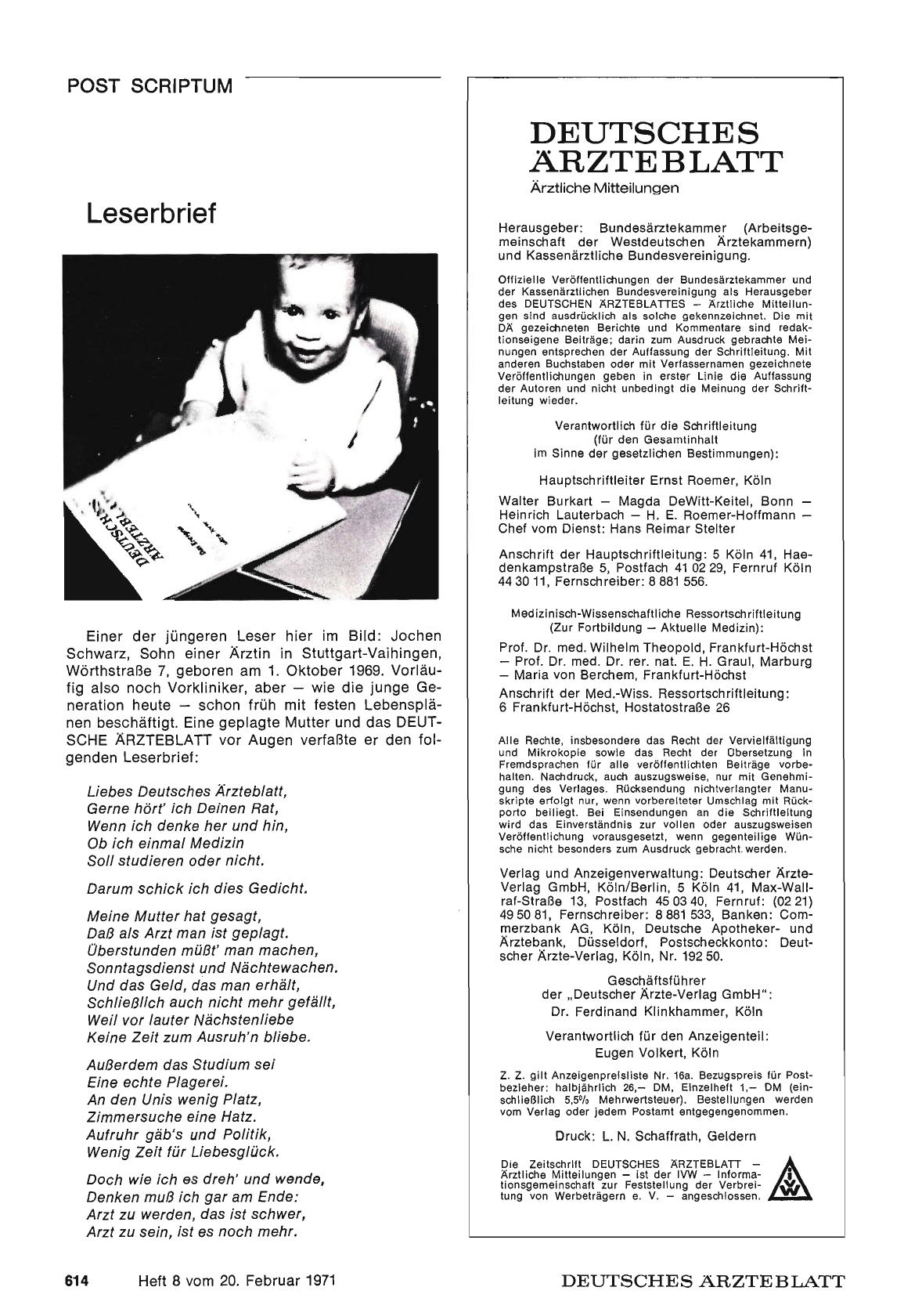 Vorschauseite 1: Leserbrief