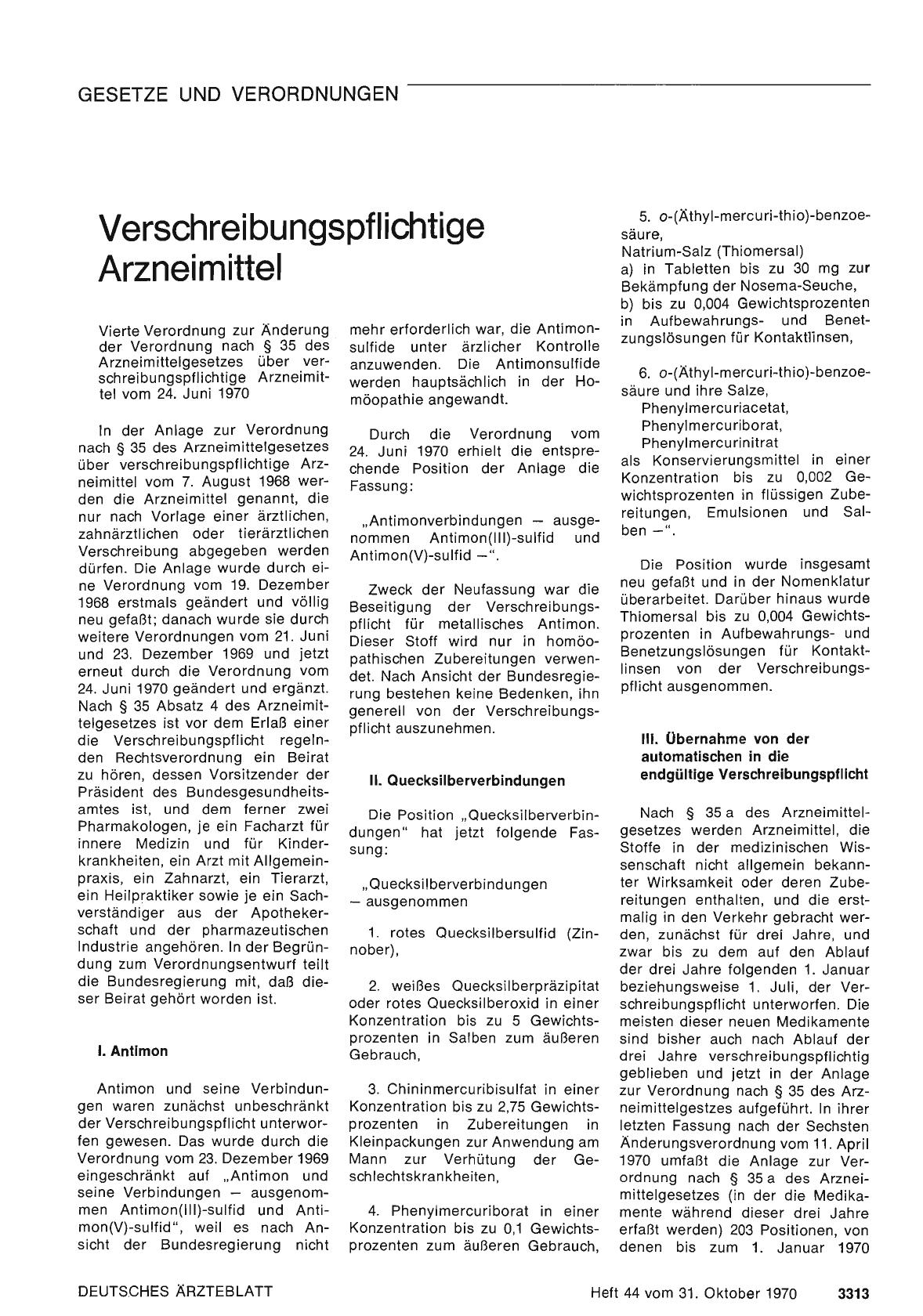 Vorschauseite 1: Verschreibungspflichtige Arzneimittel