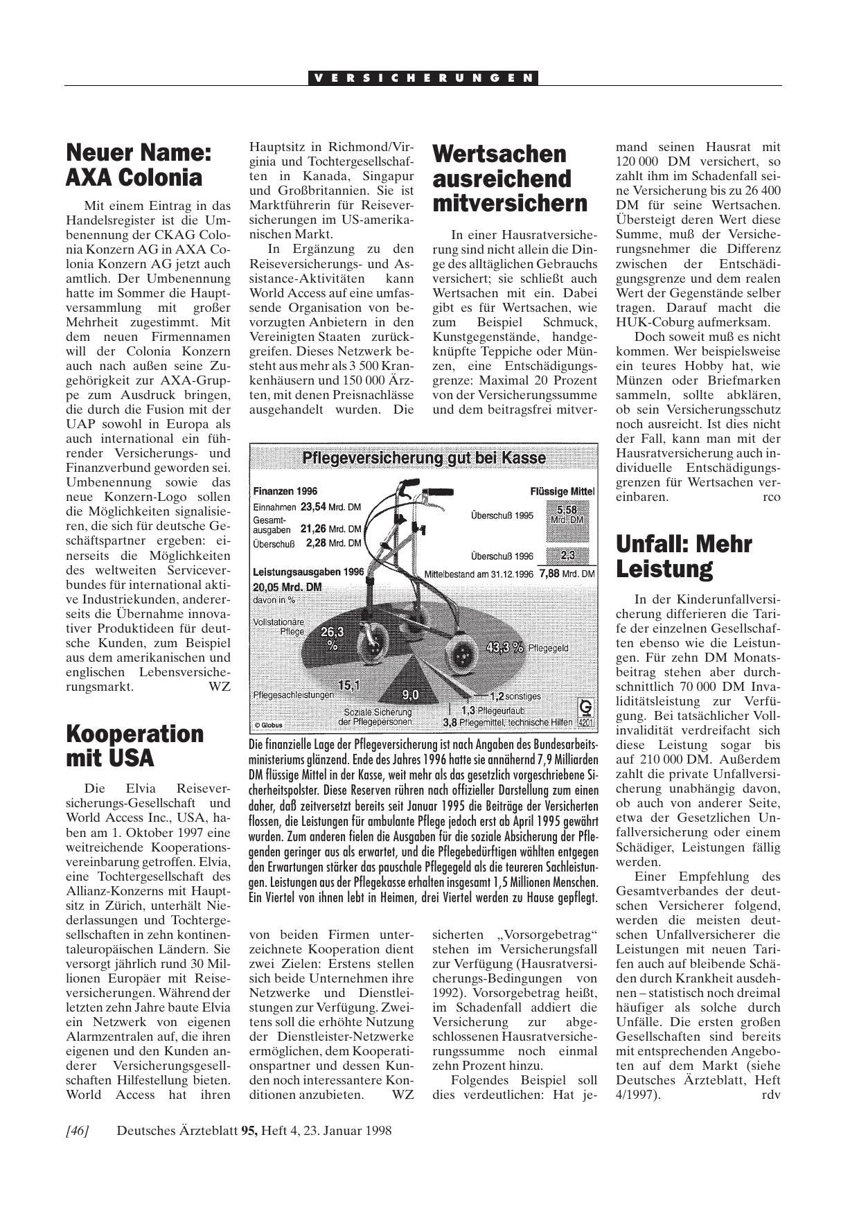 Vorschauseite 1: Kooperation mit USA