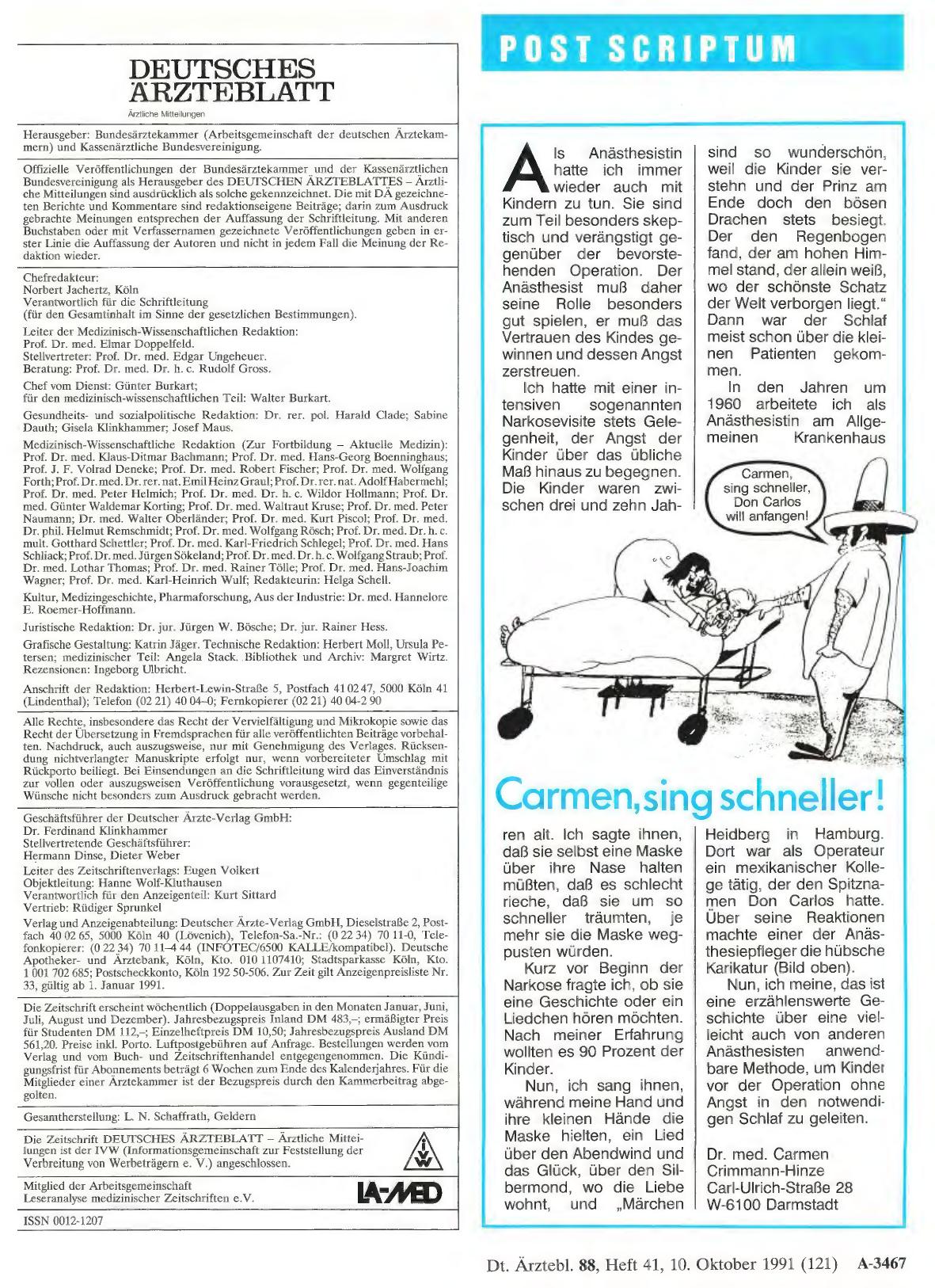 Vorschauseite 1: Carmen, sing schneller!