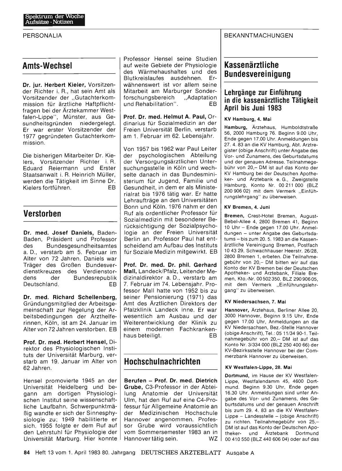Vorschauseite 1: Verstorben