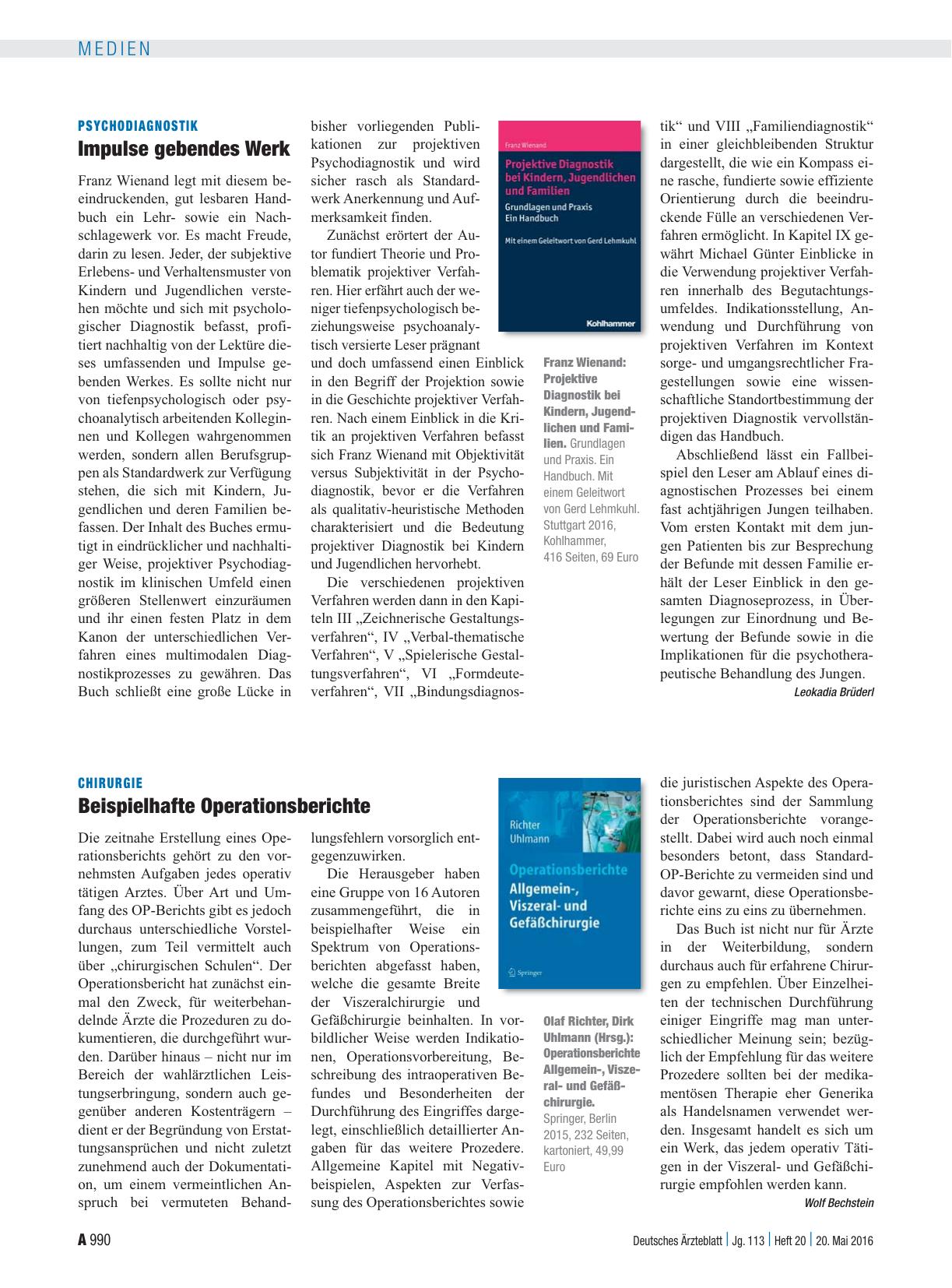 Vorschauseite 1: Psychodiagnostik: Impulse gebendes Werk