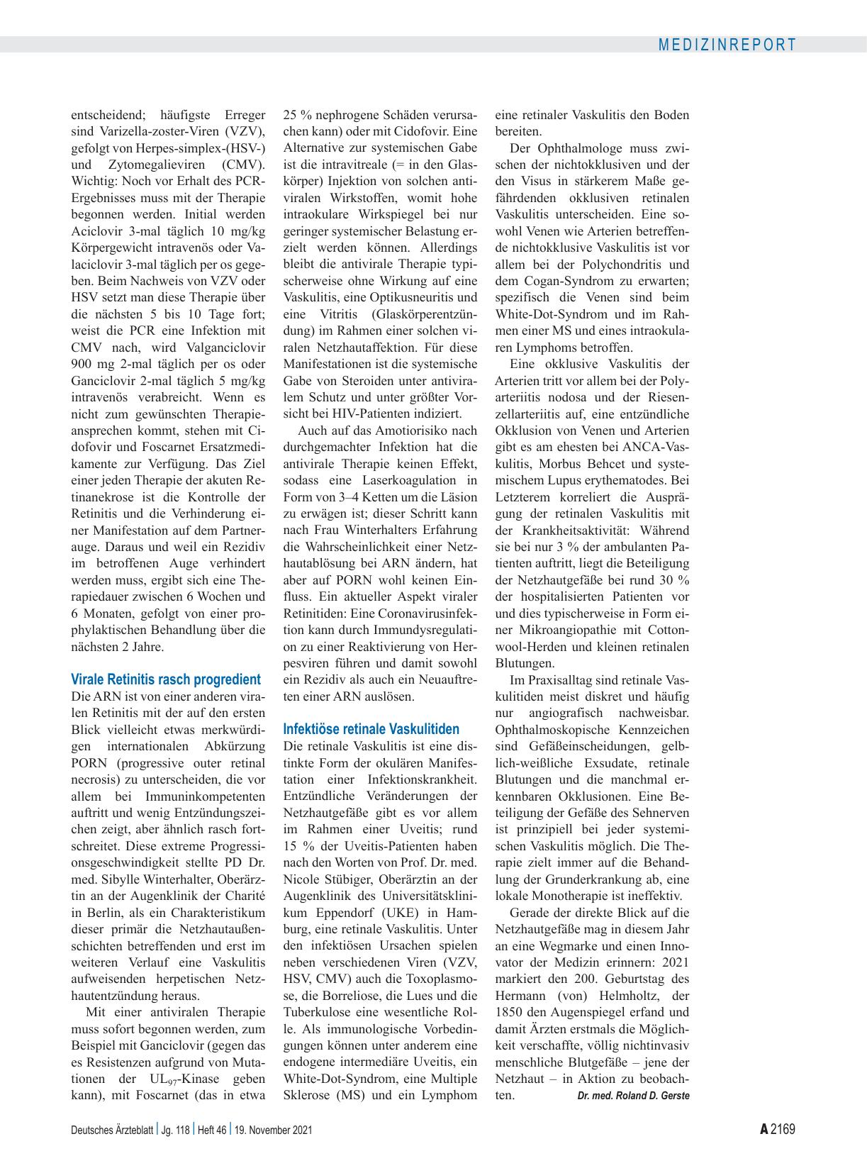 Vorschauseite 4: Deutsche Ophthalmologische Gesellschaft: Chamäleon Augeninfektion