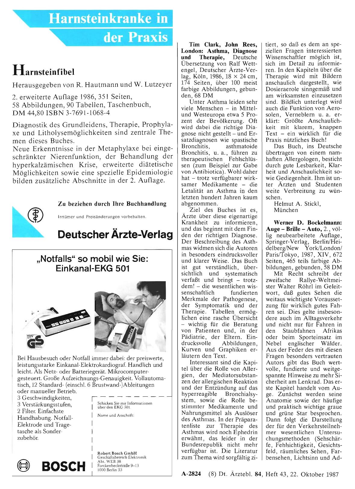 Vorschauseite 1: Tim Clark, John Rees, London: Asthma, Diagnose und Therapie