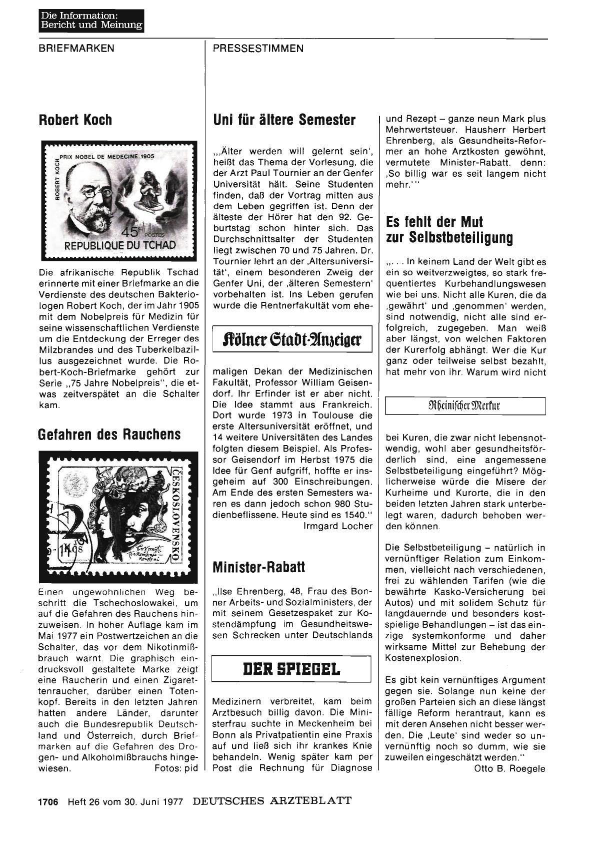 Vorschauseite 1: Uni für ältere Semester