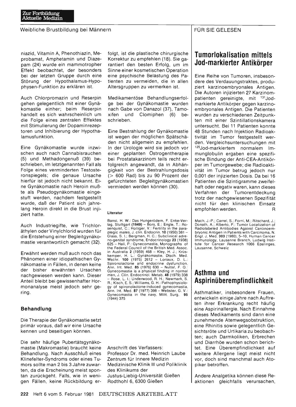 Vorschauseite 1: Asthma und Aspirinüberempfindlichkeit