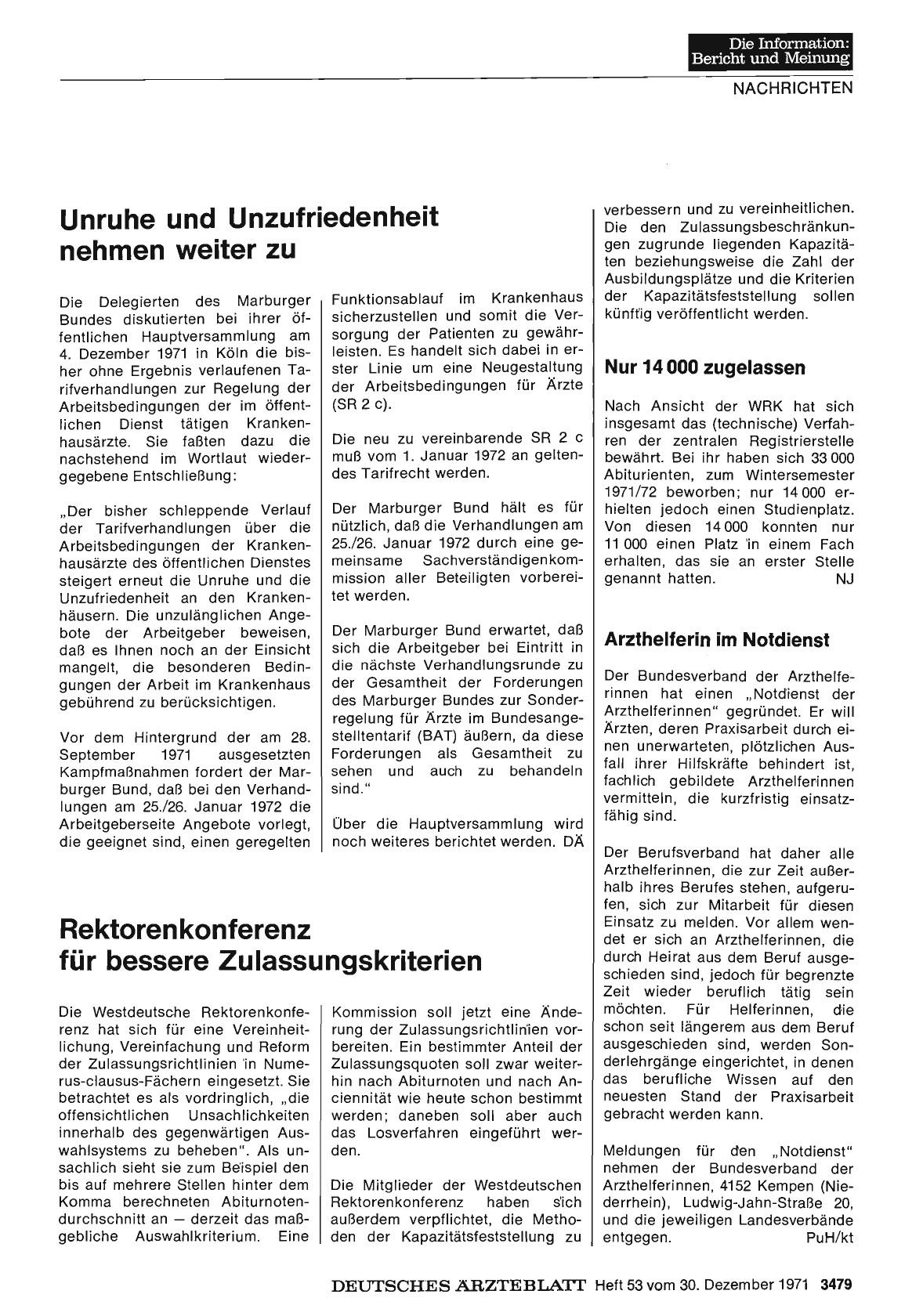 Vorschauseite 1: Rektorenkonferenz für bessere Zulassungskriterien